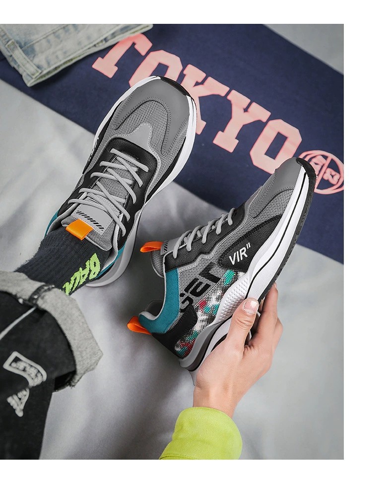 Atmungsaktive Herren-Sportschuhe mit Schnürung & Dämpfung detail 7