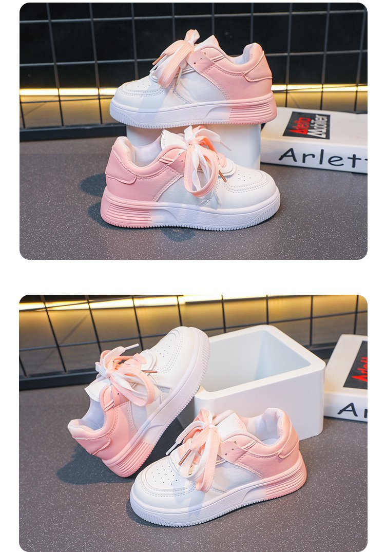Sneakers casual donna stringate con plateau e motivo colorblock detail 2