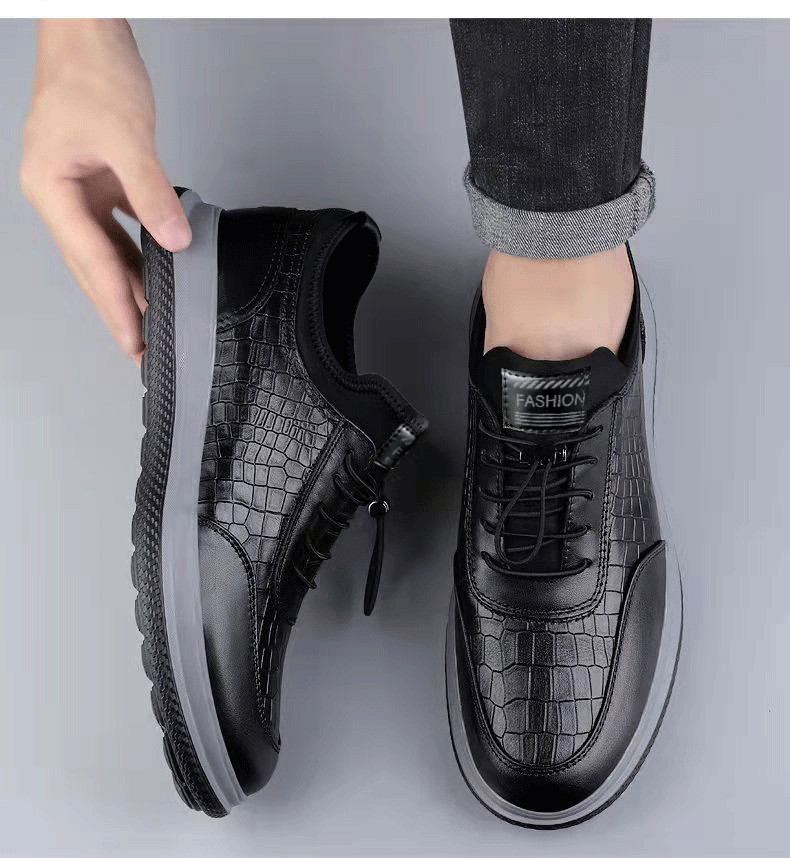 Chaussures casual antidérapantes pour homme en similicuir PU detail 12