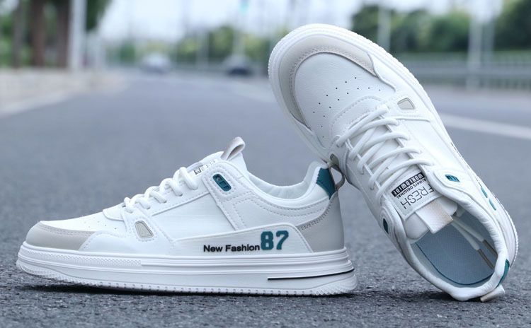 Baskets casual à lacets colorblock pour homme detail 8