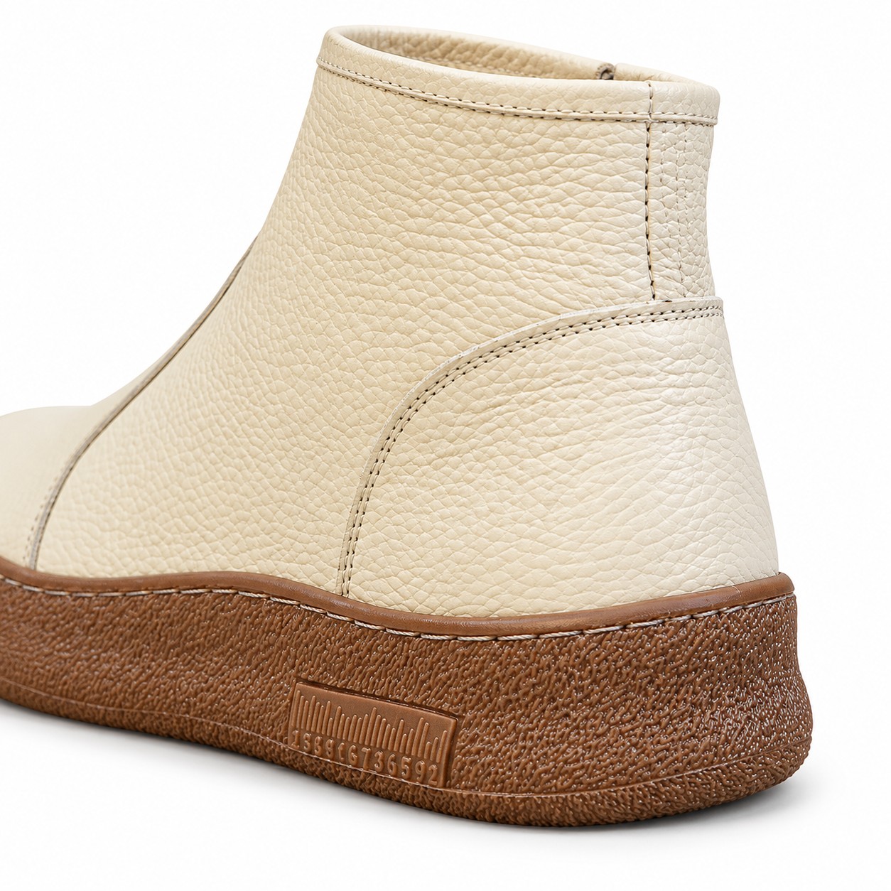 Women's Full-Grain Leather Side-Zip Ankle Boots 9