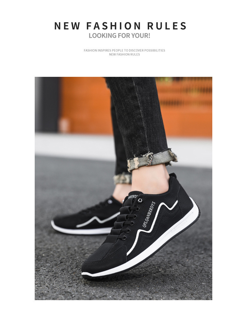 Men's Non-Slip Cushioned Lace-Up Casual Shoes detail 11