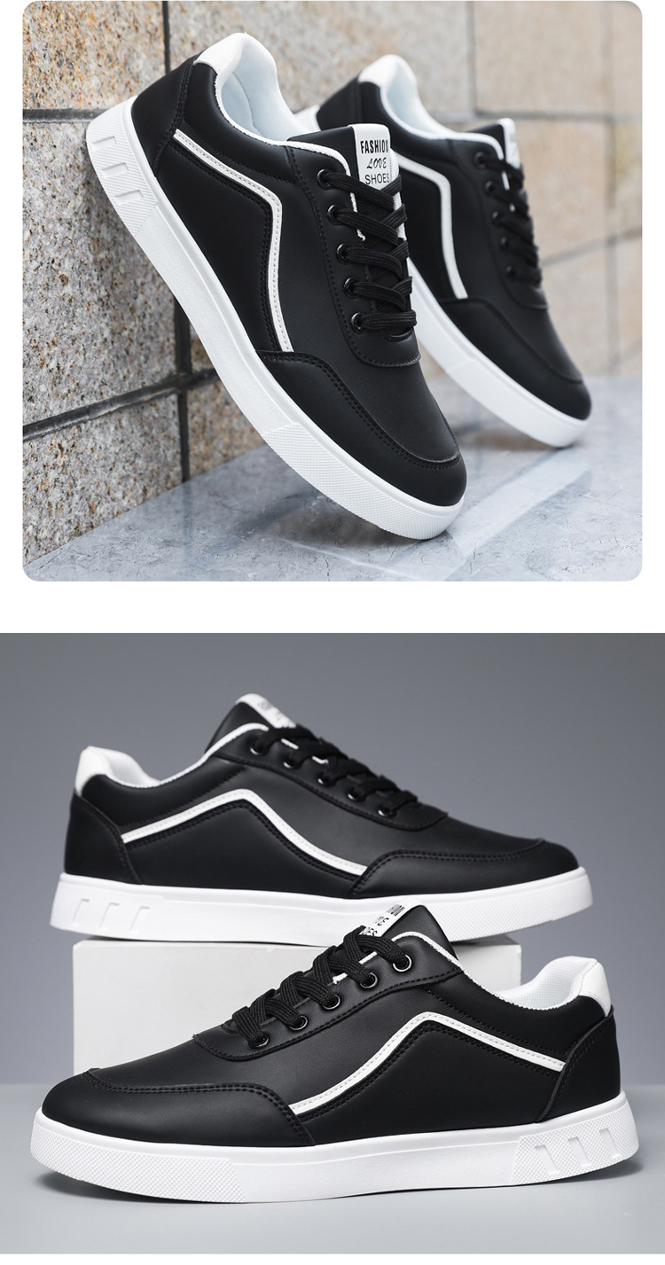 Men's Colorblock Lace-Up Casual Shoes detail 16