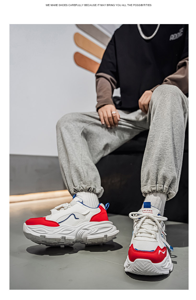 Zapatillas de deporte para hombre con plataforma y diseño color block detail 16
