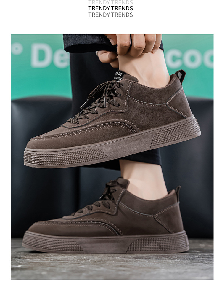 Chaussures de skate à lacets résistantes à l'usure pour hommes detail 17