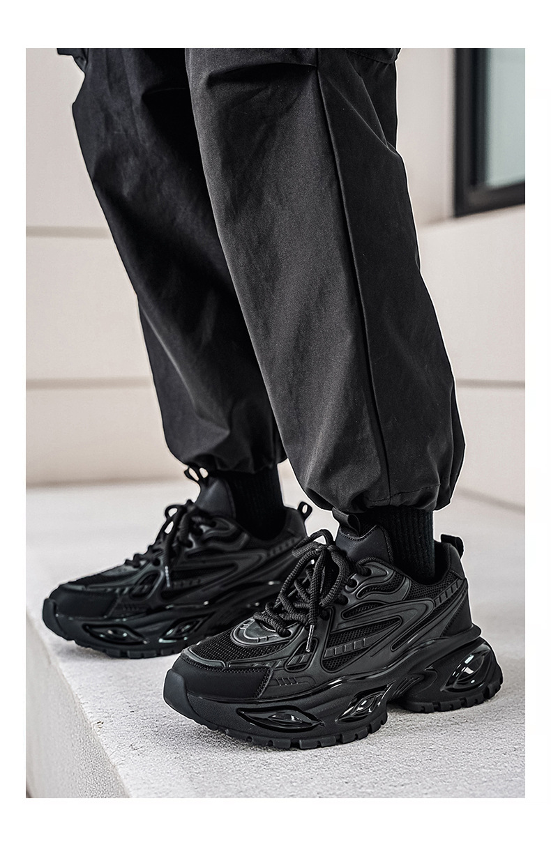Atmungsaktive Plateau-Sneaker für Herren mit Mesh und Dämpfung detail 5