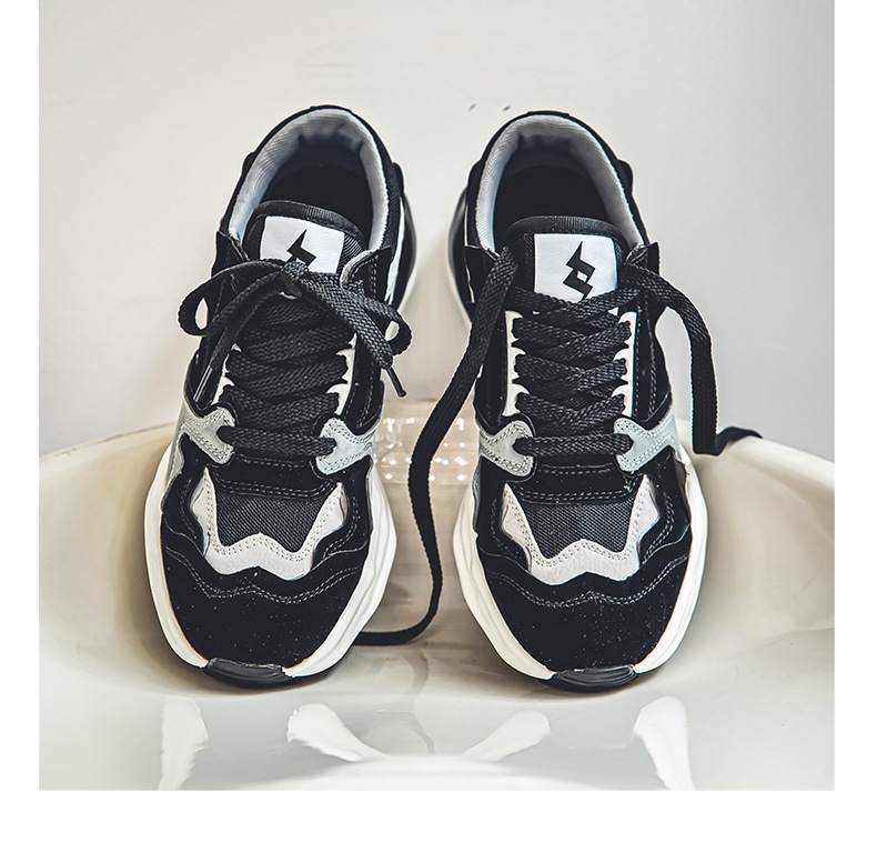 Chaussures casual pour homme respirantes à lacets style color-block detail 18
