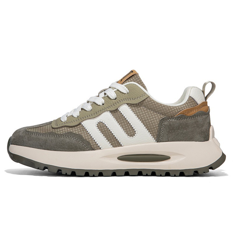 Scarpe casual da uomo ammortizzate e traspiranti con design color block 6