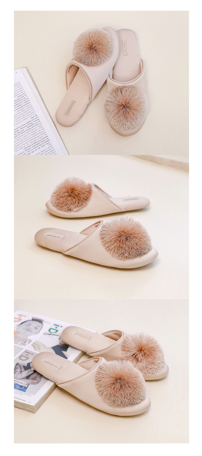 Pantofole da donna eleganti e comode senza chiusura detail 4