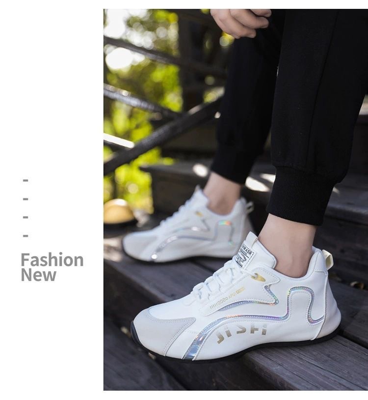Chaussures casual pour homme à lacets respirantes style color-block detail 1