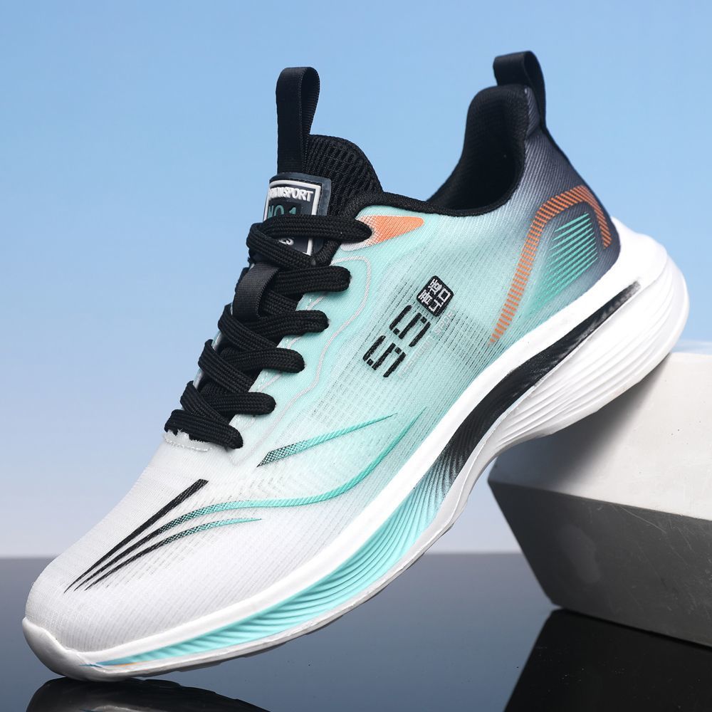 Ademende hardloopschoenen met platform en demping voor heren 4