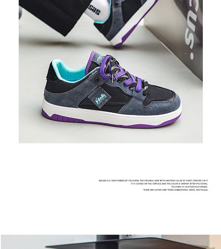 Chaussures de skate à lacets respirantes en mesh pour homme detail 17