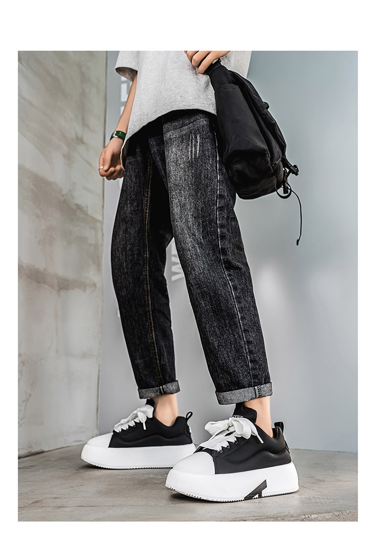 Chaussures casual unisexes à plateforme et lacets style chunky detail 10