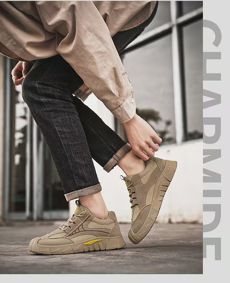 Men's Breathable Lace-Up Casual Shoes detail 16