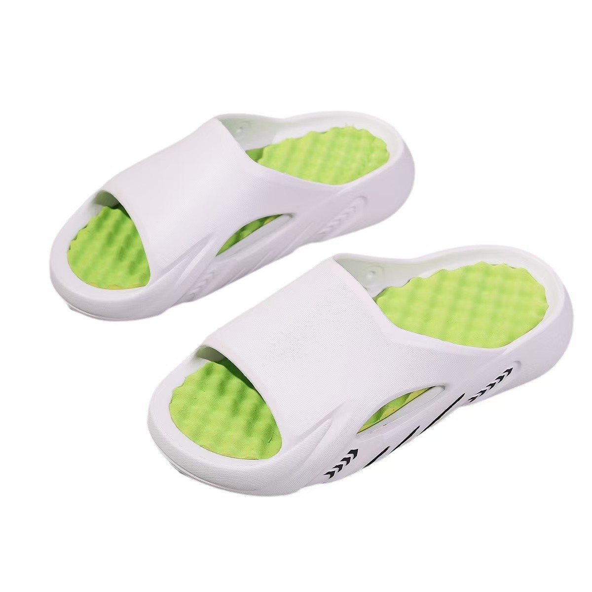 Pantofole unisex imbottite e leggere in EVA a punta aperta 6