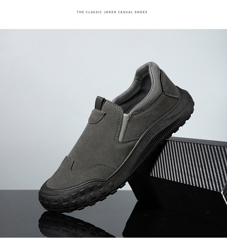 Rutschfeste Herren-Freizeitschuhe zum Hineinschlüpfen detail 14