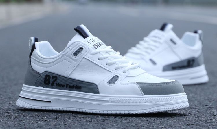 Baskets casual à lacets colorblock pour homme detail 3