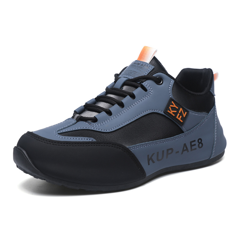 Men's Lightweight Colorblock Lace-Up Casual Shoes 6