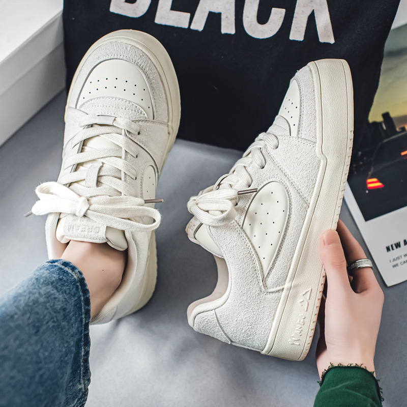 Chaussures de skate casual à lacets et amorti pour homme 5