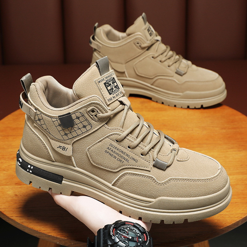 Rutschfeste Schnür-Freizeitschuhe für Herren im Street-Style 4