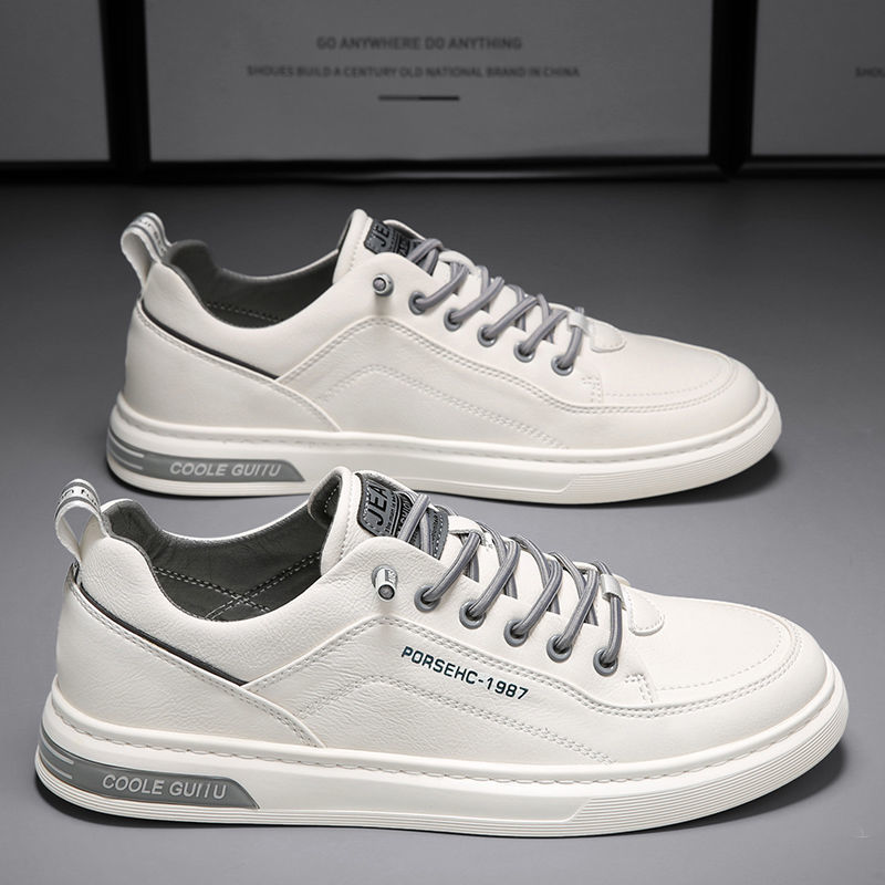 Men's PU Leather Lace-Up Casual Shoes 4