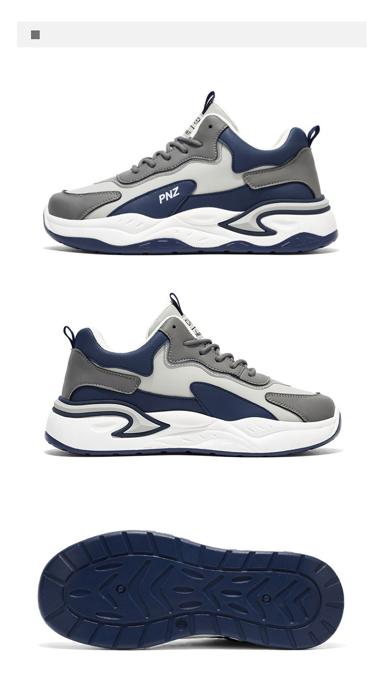 Zapatillas de deporte con plataforma acolchada para hombre color block detail 14