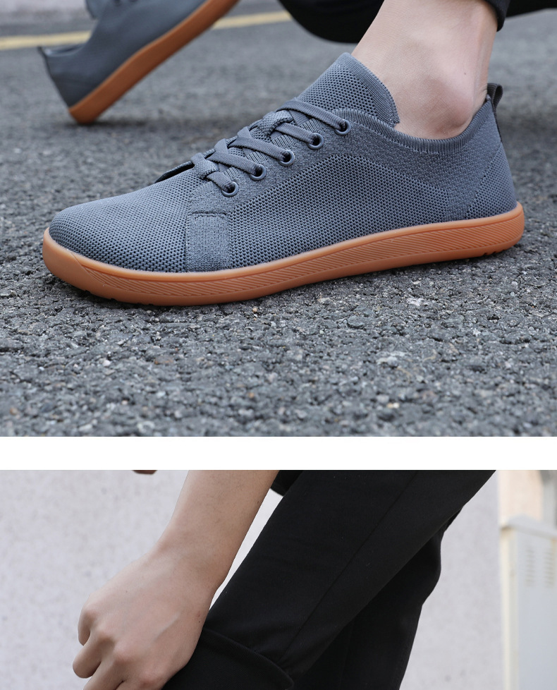 Men's Breathable Knit Minimalist Casual Shoes detail 4