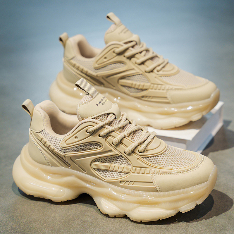 Chunky Dames Sneakers met Ademend Mesh en Plateauzool 3