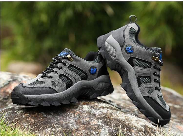 Scarpe sportive outdoor unisex traspiranti e antiscivolo stringate detail 12