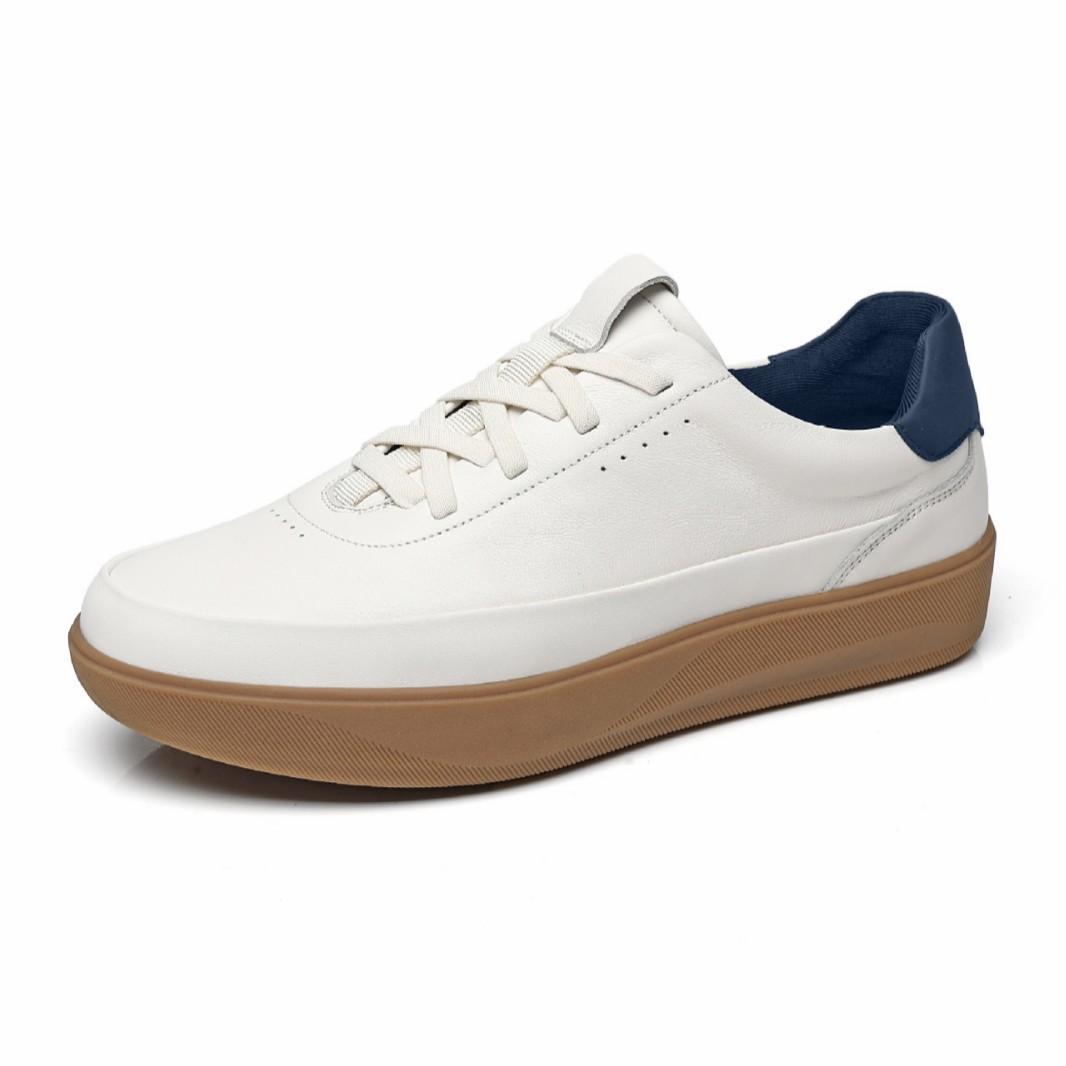 Minimalistische Schnür-Freizeitschuhe aus Leder für Herren 3
