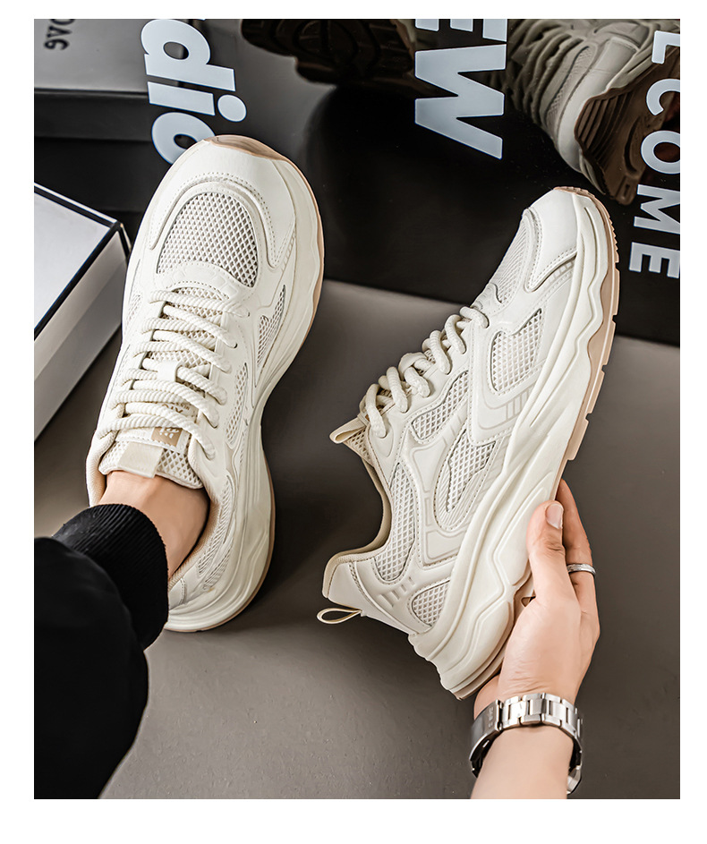 Atmungsaktive Herren-Sneaker mit Mesh & Dämpfung detail 6
