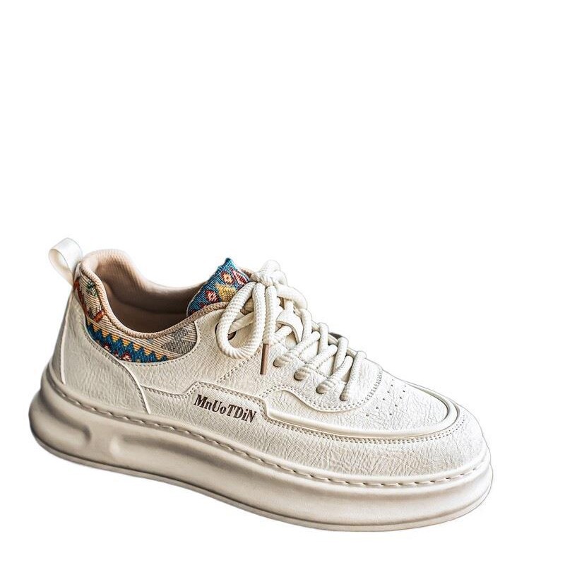 Men's Lace-Up Platform Casual Shoes 6
