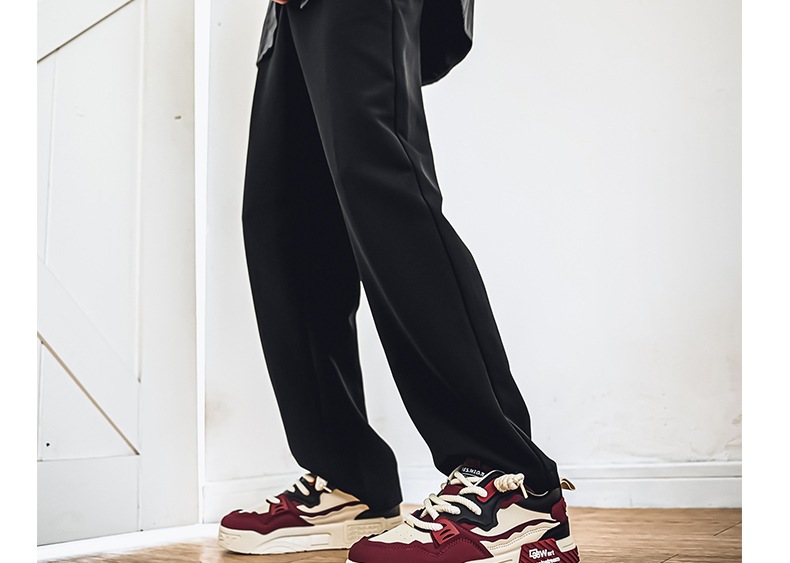 Sneakers casual unisex stringate con plateau ammortizzato colorblock detail 6