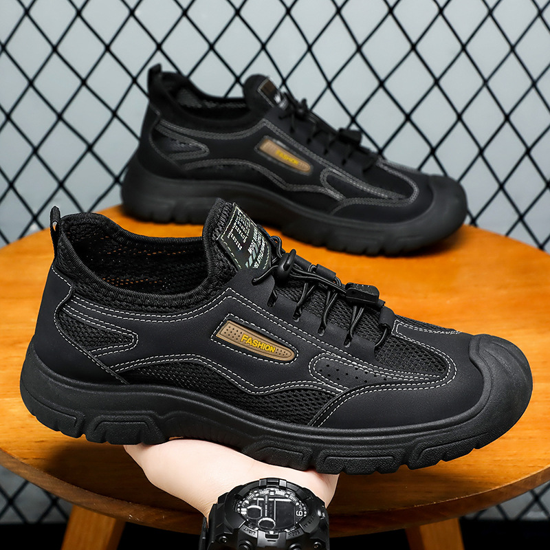 Scarpe casual da uomo leggere e traspiranti in mesh 4