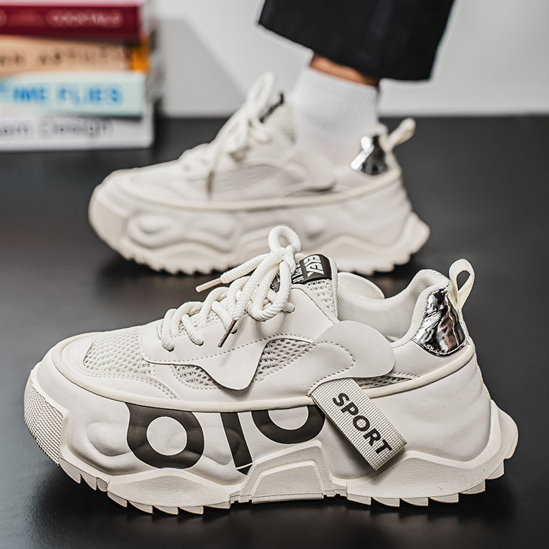 Zapatillas de deporte chunky unisex transpirables con plataforma detail 8
