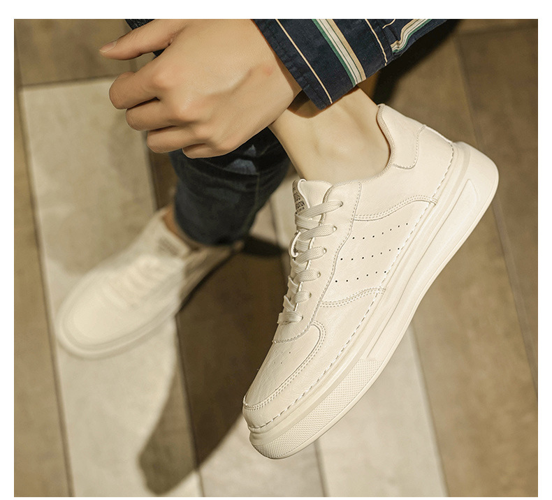 Men's Breathable Lightweight Lace-Up Casual Shoes detail 1