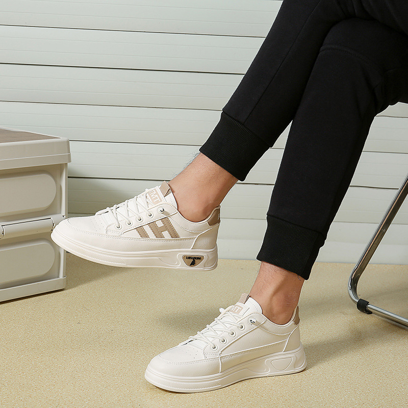 Baskets Homme Casual en Cuir PU – Semelle Antidérapante 4