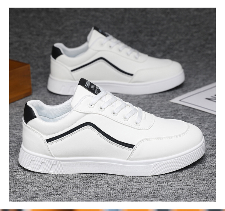 Men's Colorblock Lace-Up Casual Shoes detail 5