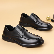Klassische Leder-Freizeitschuhe für Herren mit Schnürung detail 13