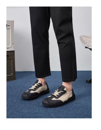 Men's Soft Leather Lace-Up Casual Shoes detail 5