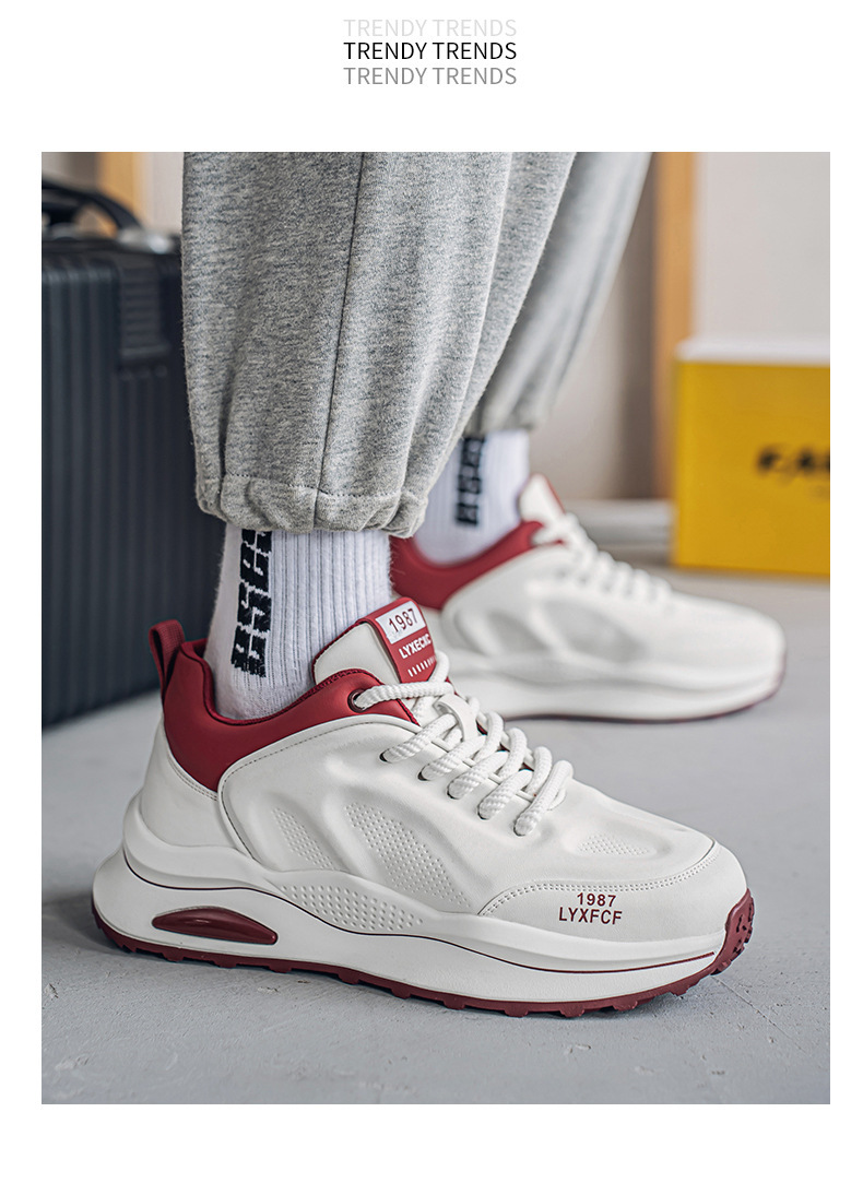 Chaussures casual à plateforme et blocs de couleurs pour homme detail 6
