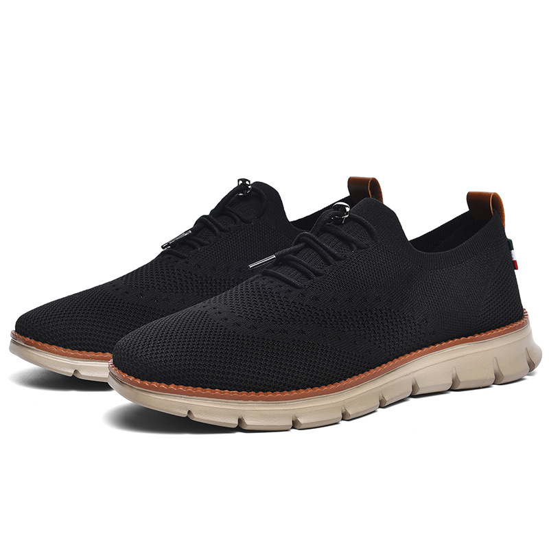 Leichte, atmungsaktive Strick-Freizeitschuhe für Herren 6