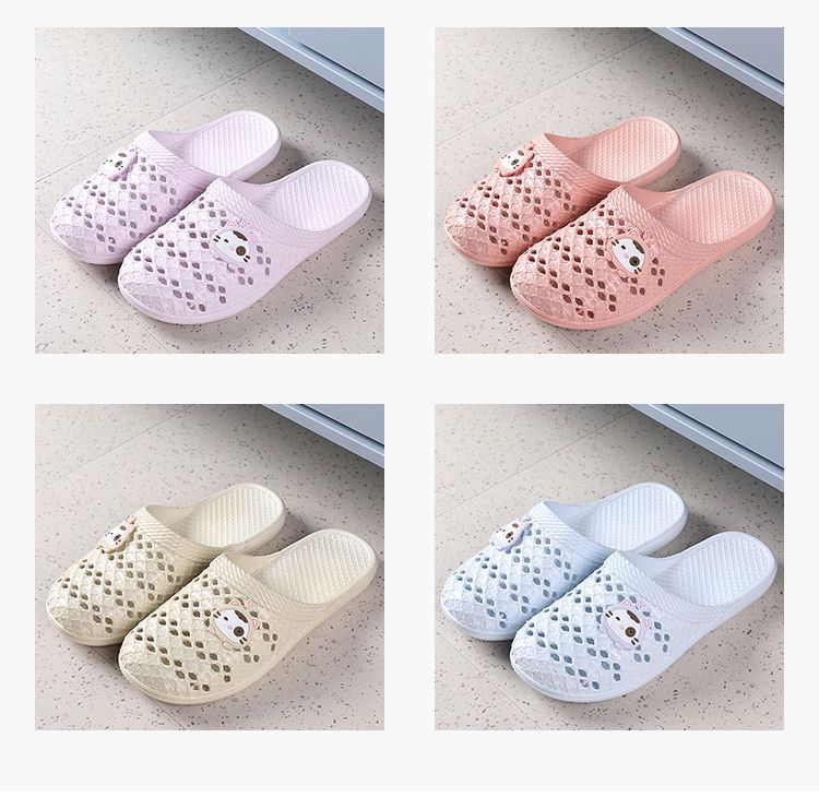 Women's Breathable Quick-Dry Hollow Slip-On Slippers detail 1