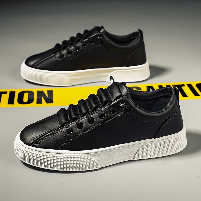 Herren Freizeitschuhe aus Leder zum Schnüren 5