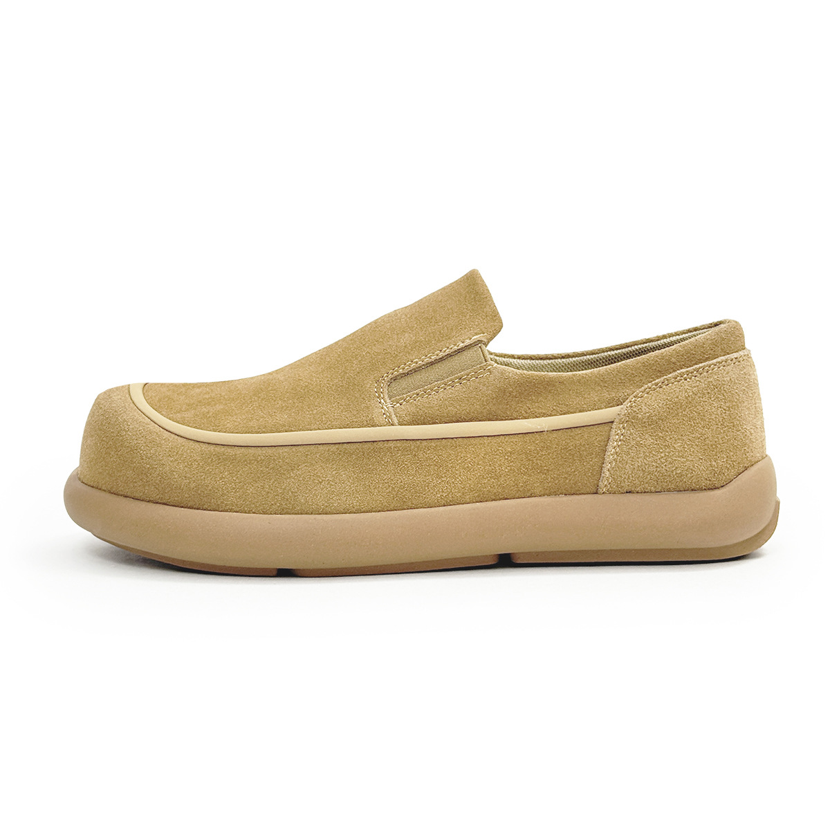 Casual slip-on herenschoenen van suède 6