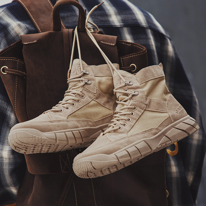 Rutschfeste Canvas-Schnürstiefel für Herren – Outdoor 2
