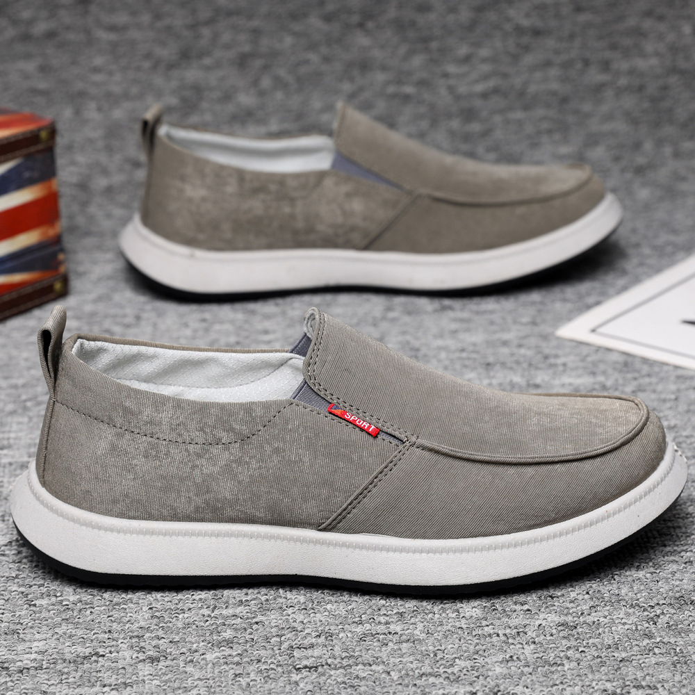 Men's Breathable Canvas Slip-On Casual Shoes 4