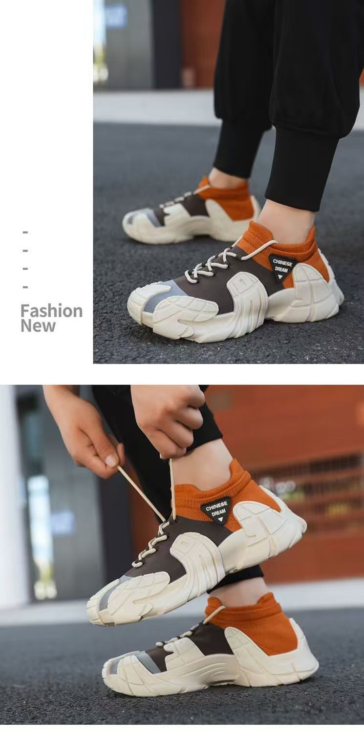 Chaussures casual plateforme unisexe en maille respirante detail 4