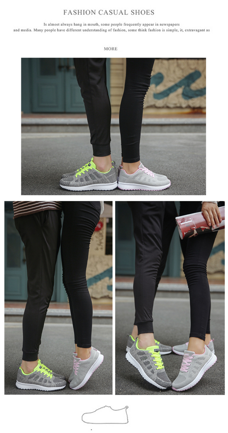 Scarpe da corsa unisex leggere e traspiranti con lacci detail 16