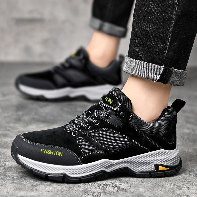 Scarpe casual da uomo traspiranti antiscivolo stringate per l'outdoor 4
